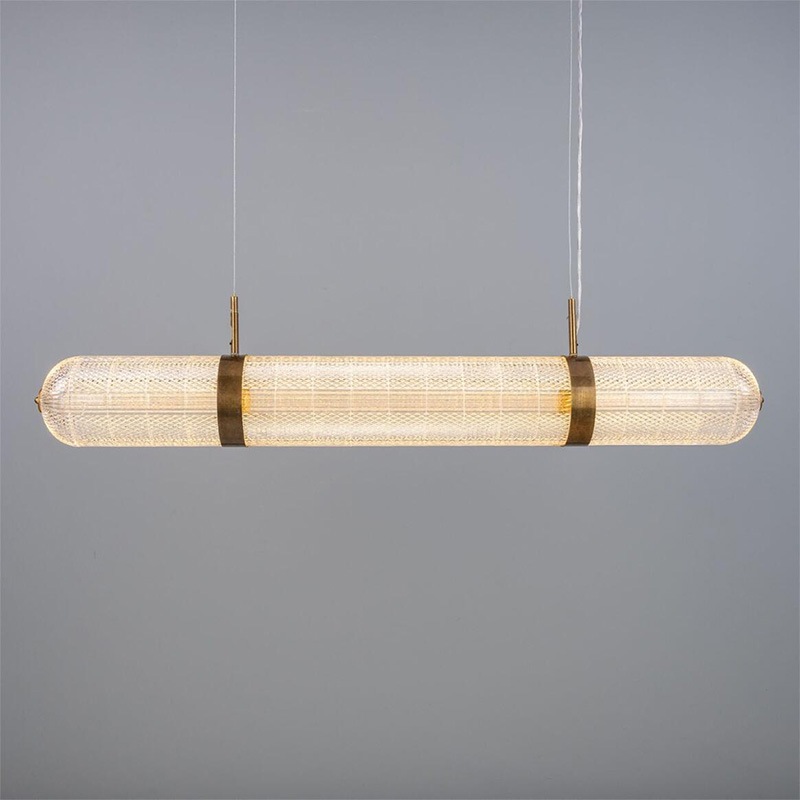 【Mullan】アイルランド「Ashford-Neo-Victorian Linea」LED ペンダントライト（L1200×D150mm）