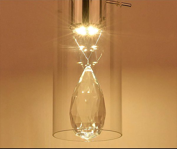 ☆照明 クリスタル ガラス キラキラ輝く ペンダントライト 3灯