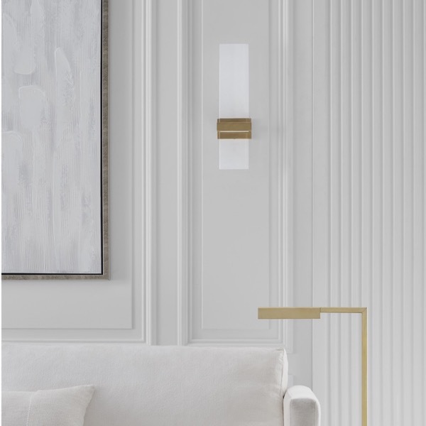 【TECH LIGHTING】アメリカ・ウォールライト「Flyta Medium Sconce」クリア/ゴールド(W127×D84×H458mm)