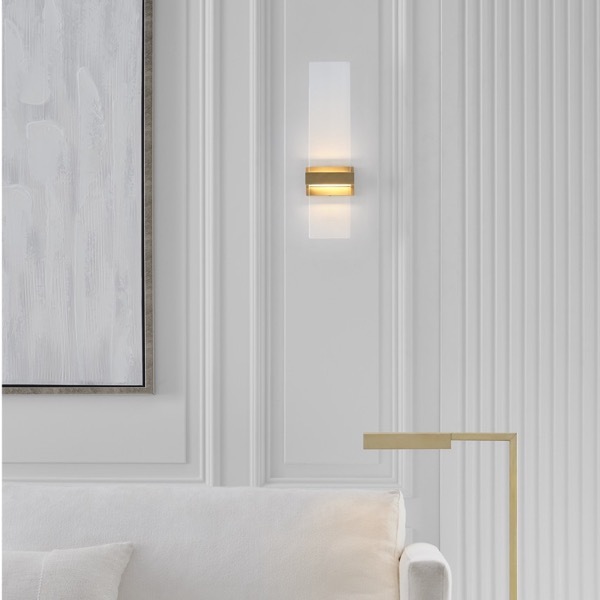 【TECH LIGHTING】アメリカ・ウォールライト「Flyta Medium Sconce」クリア/ゴールド(W127×D84×H458mm)