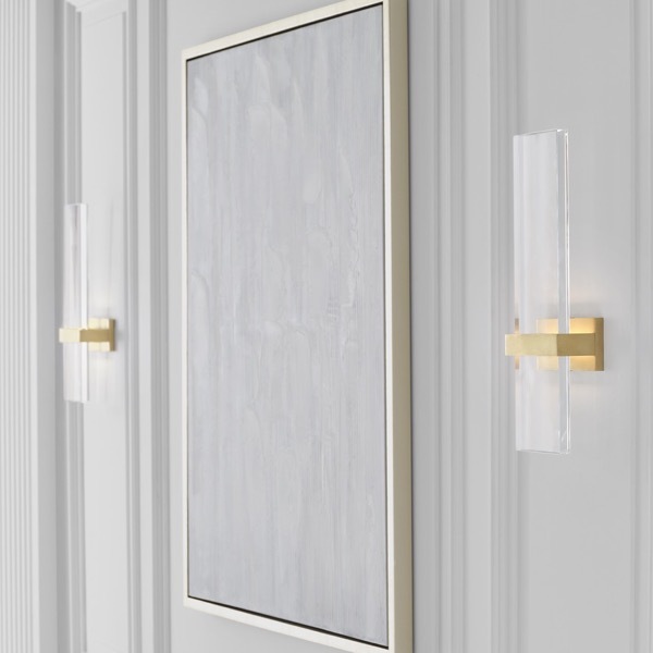 【TECH LIGHTING】アメリカ・ウォールライト「Flyta Medium Sconce」クリア/ゴールド(W127×D84×H458mm)