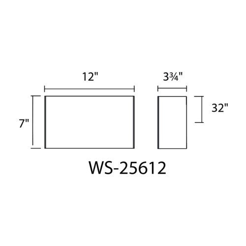 【WAC LIGHTING】ウォールライト「Blok」2灯（L305×W95×H178mm）