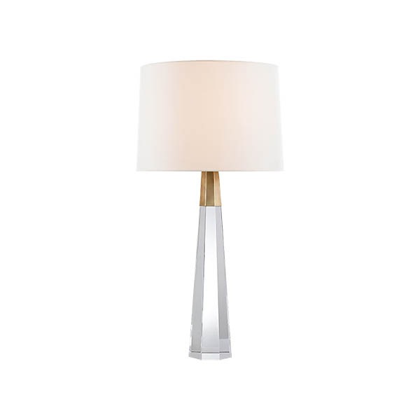 【Visual Comfort】コードレス・テーブルライト LED 「Olsen Cordless Table Lamp」　クリア (W432×H826mm)