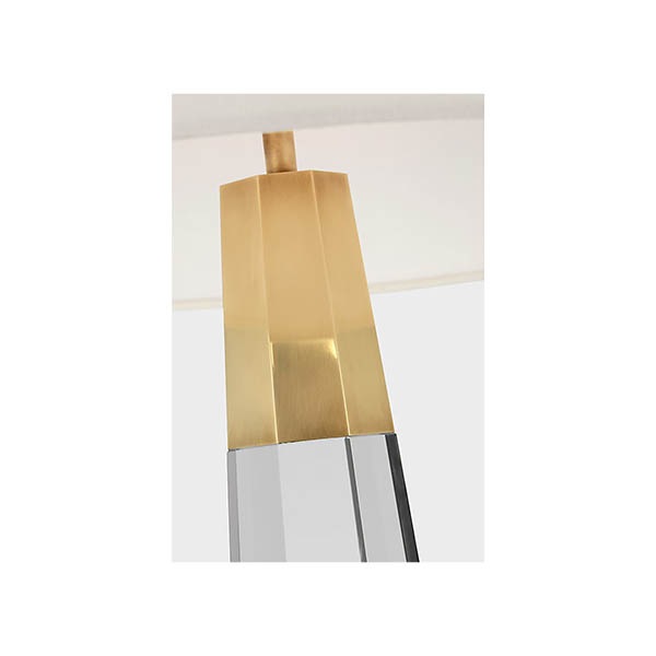【Visual Comfort】コードレス・テーブルライト LED 「Olsen Cordless Table Lamp」　クリア (W432×H826mm)