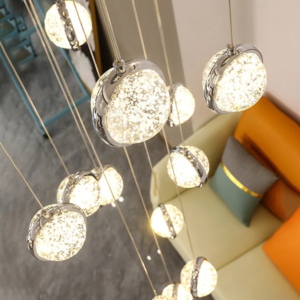 モダン照明 LED シーリングペンダントライト ラウンド（D200～800mm