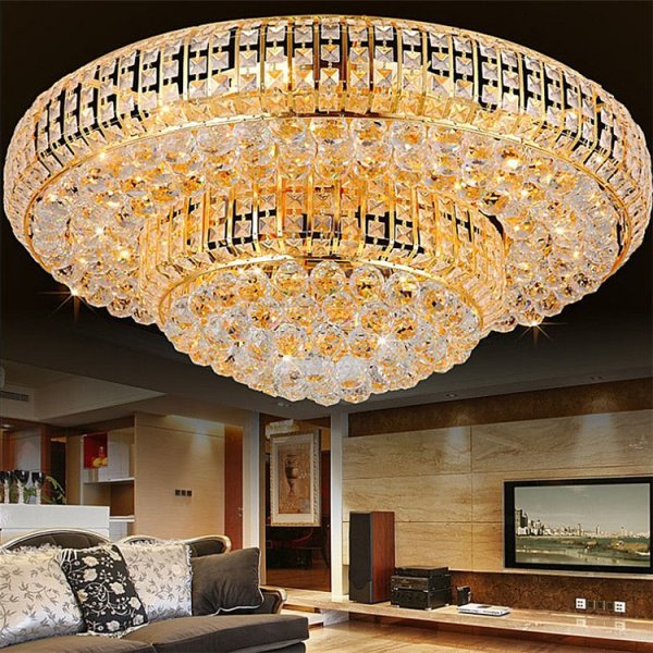 シーリングライト クリスタル照明 9/16灯（S:Φ600×320mm /L:Φ800