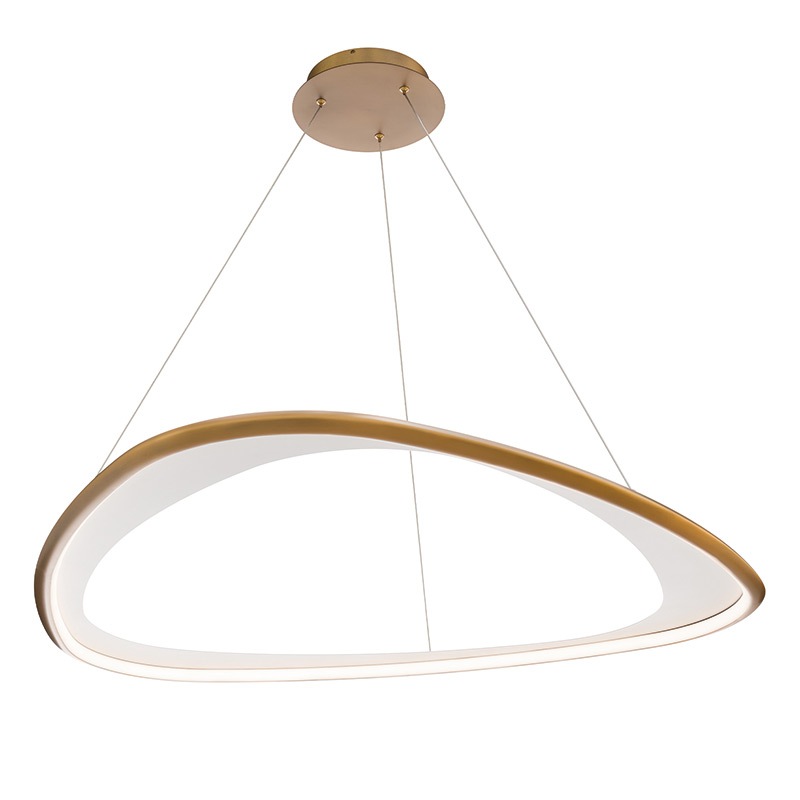 【WAC LIGHTING】アメリカ・LEDペンダントライト「Oyster」ゴールド(φ1060×H20mm)※要問合せ