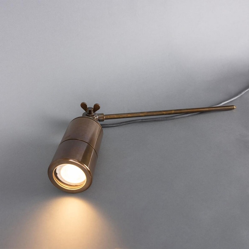 【Mullan】アイルランド「YARA」屋外用 アウトドアガーデンスポットライト1灯(W60×D170×H330-470mm)