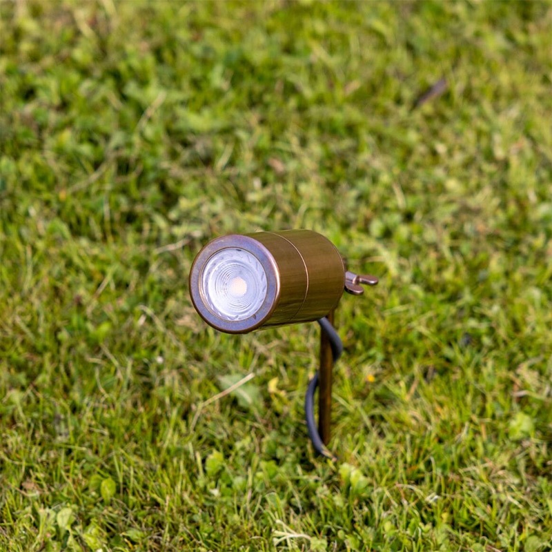 【Mullan】アイルランド「YARA」屋外用 アウトドアガーデンスポットライト1灯(W60×D170×H330-470mm)