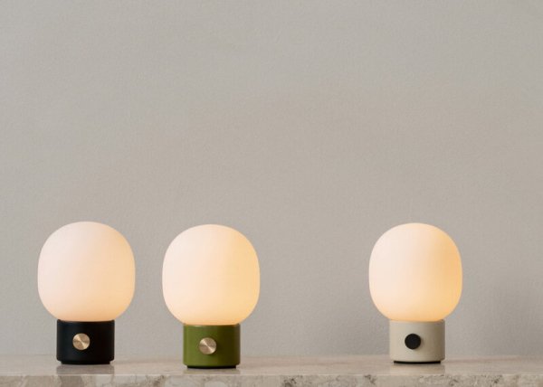 【Menu】北欧デザイン照明「JWDA Portable table lamp, black」テーブルライト(Φ145×H215mm)