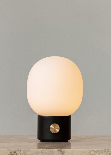 【Menu】北欧デザイン照明「JWDA Portable table lamp, black」テーブルライト(Φ145×H215mm)