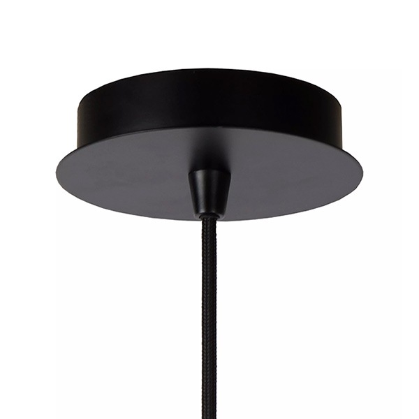 【LUCIDE】ベルギー　デザイン照明　ペンダントライト「WOLFRAM」Black（φ650×H320mm）