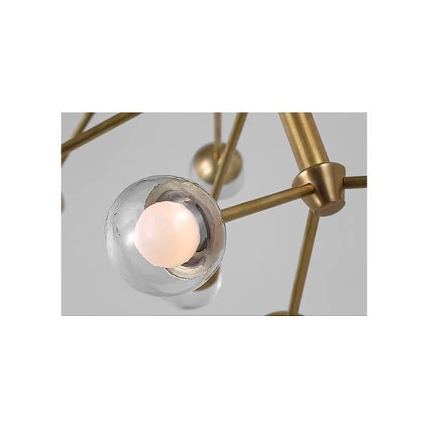 【Visual Comfort】アメリカ・デザイン照明 ペンダントライト「Alloway Large Chandelier」LED　ゴールド（W1067×H565mm）