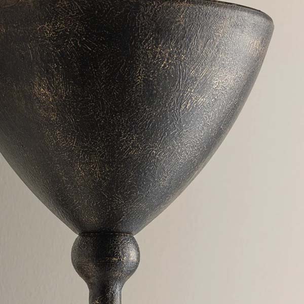 【TROY】アメリカ・デザイン照明 ウォールライト「Vishal」1灯 BLACK PATINA GOLD（W197×D216×H470mm）