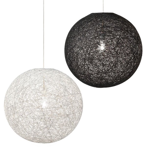 マリーペンダント「Mallee-pendant」1灯 ブラック／ホワイト L（φ550mm）