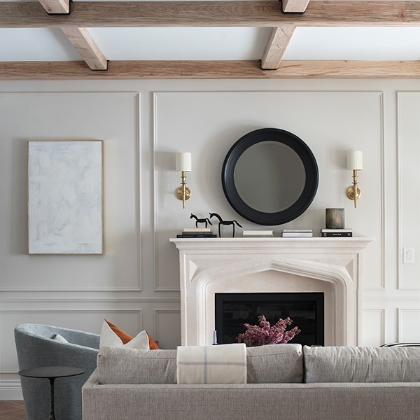 【HUDSON VALLEY】アメリカ・デザイン照明ウォールライト「ABINGTON」1灯・ホワイト系（W120.7×H457.2mm）