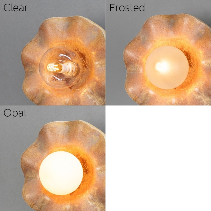 【Mullan】アイルランド「Rivale」セラミックシェードペンダントライト1灯（φ210×H85mm）Oatstone