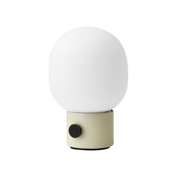 【Menu】北欧デザイン照明「JWDA Portable table lamp, alabaster white」テーブルライト(Φ145×H215mm)