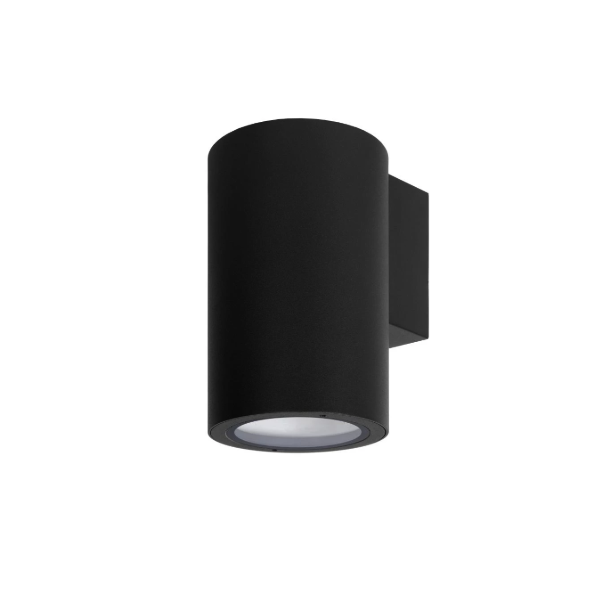 【LUCIDE】ベルギー インドア／アウトドアウォールスポットライト「VOLANTIS」Black 1灯（W146×D108×H182mm）