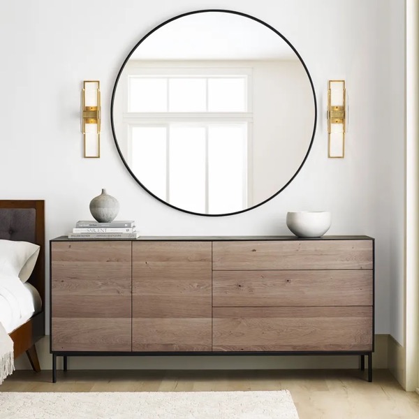 【TECH LIGHTING】アメリカ・ウォールライト「Duelle Medium Wall Sconce」ゴールド（W125×D97×H458mm）