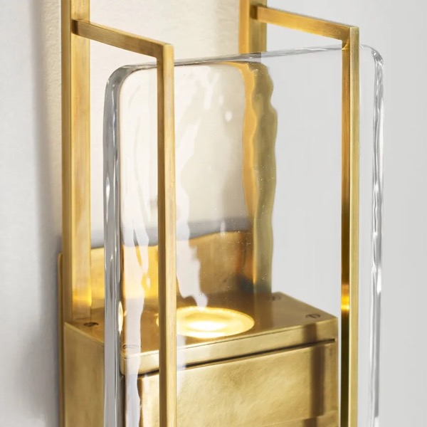 【TECH LIGHTING】アメリカ・ウォールライト「Duelle Medium Wall Sconce」ゴールド（W125×D97×H458mm）