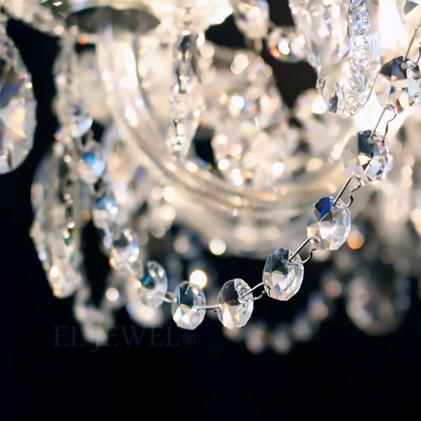 ART GLASS】クリスタルシャンデリア「ELSA」8灯(W580×H440mm) | EL JEWEL