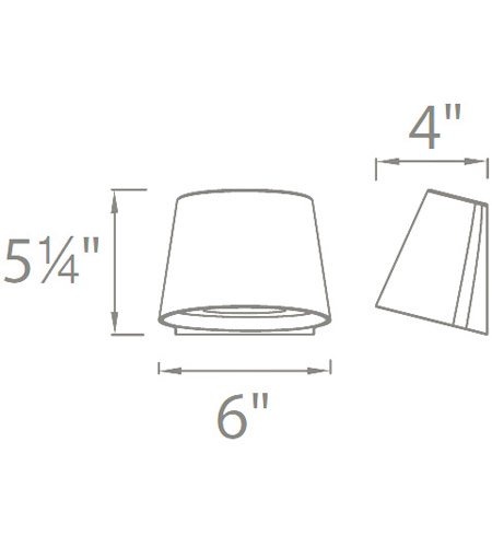 【WAC LIGHTING】ウォールライト「Mod」1灯(L152×W102×H133mm)