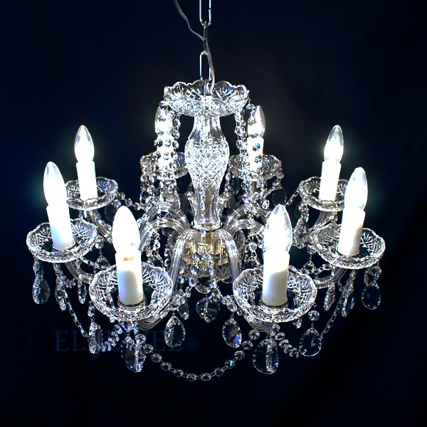 ART GLASS】クリスタルシャンデリア「ELSA」8灯(W580×H440mm) | EL JEWEL