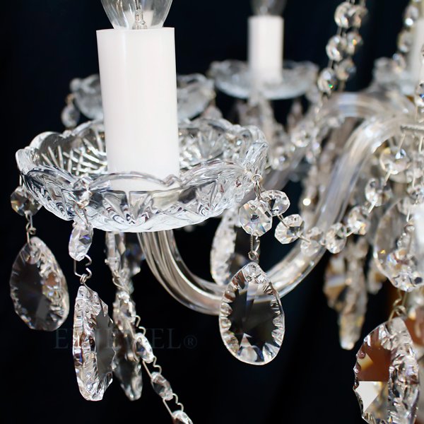 ART GLASS】クリスタルシャンデリア「ELSA」8灯(W580×H440mm) | EL JEWEL