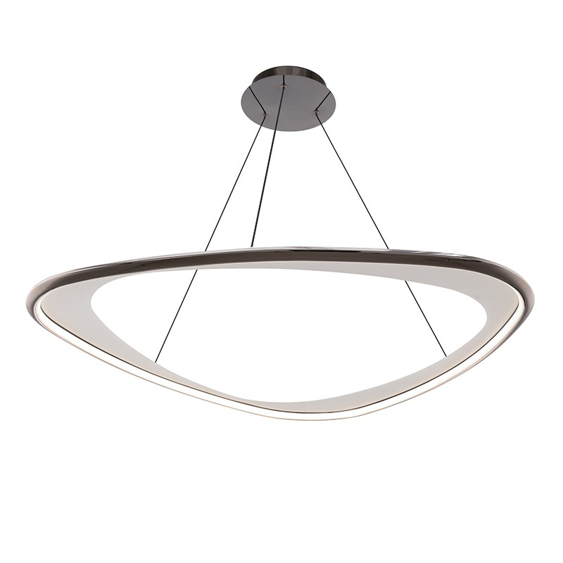【WAC LIGHTING】アメリカ・LEDペンダントライト「Oyster」ブラッククローム（φ1060×H20mm）※要問合せ