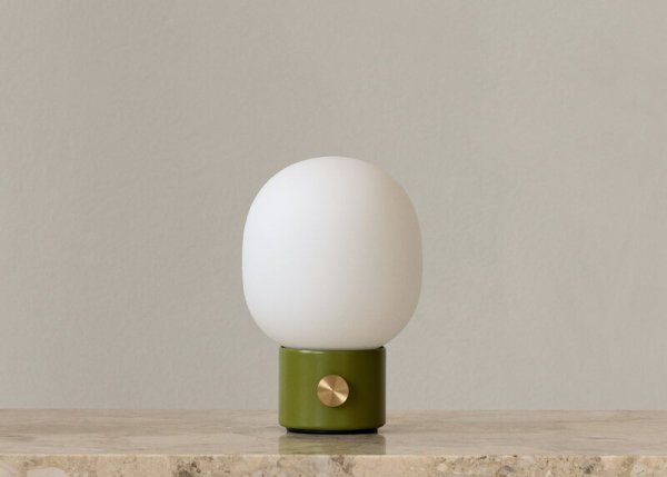 【Menu】北欧デザイン照明「JWDA Portable table lamp, dusty green」テーブルライト(Φ145×H215mm)