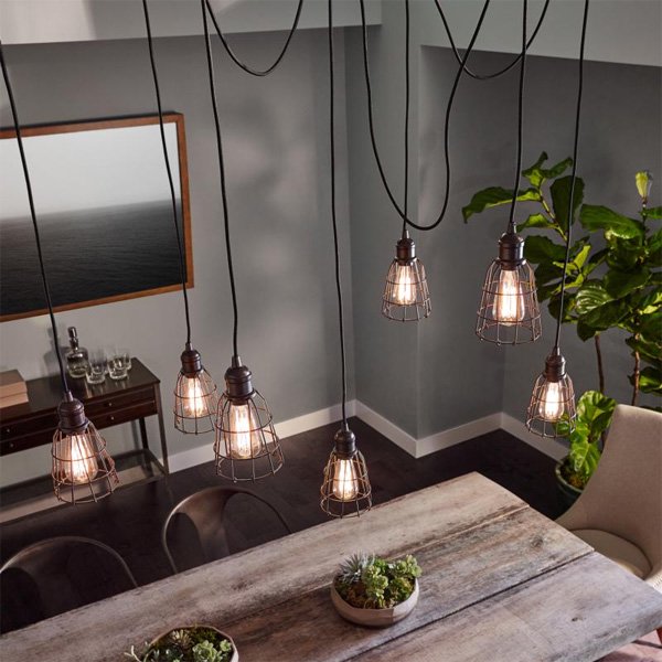 【GENERATION LIGHTING】アメリカ・FEISS Collection ケージペンダントライト「Urban Renewal」1灯(W127×H228mm)