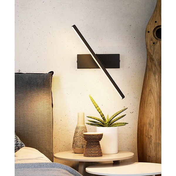 【リーズナブル】【TESN】インテリア照明ウォールライト・角度調整可能  L300／400／500mm（ブラック／ホワイト）