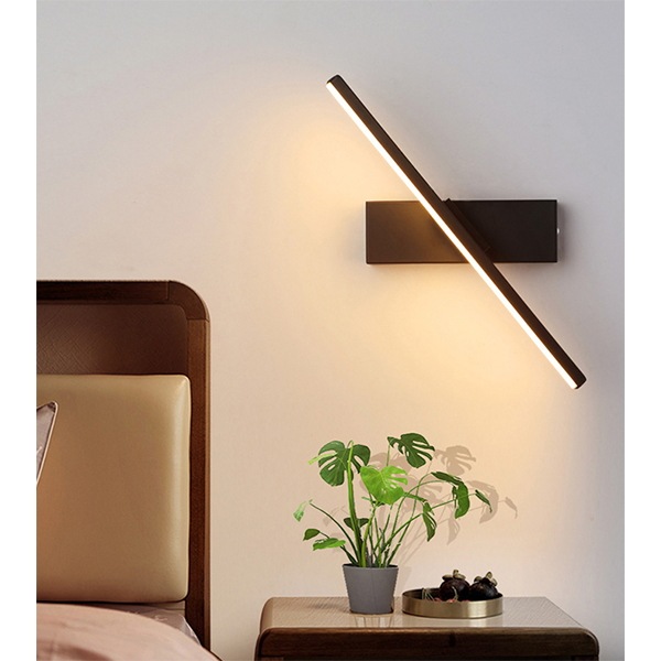 【リーズナブル】【TESN】インテリア照明ウォールライト・角度調整可能  L300／400／500mm（ブラック／ホワイト）