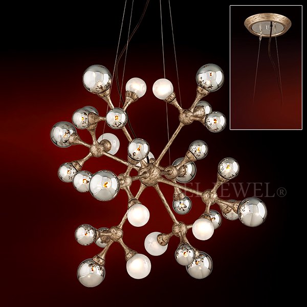 【CORBETT】アメリカ・デザインシャンデリア「Element」32灯(W857×H857mm)