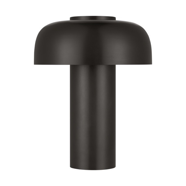 【TECH LIGHTING】アメリカ・テーブルライト「Louver 9 Rechargeable Table Lamp」ブロンズ（W178×D178×H224mm）