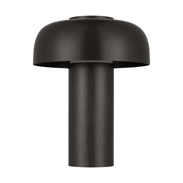 【TECH LIGHTING】アメリカ・テーブルライト「Louver 9 Rechargeable Table Lamp」ブロンズ（W178×D178×H224mm）