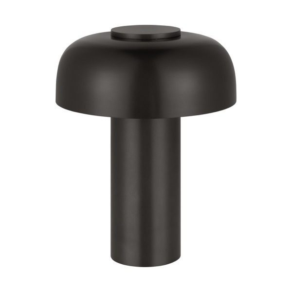 【TECH LIGHTING】アメリカ・テーブルライト「Louver 9 Rechargeable Table Lamp」ブロンズ（W178×D178×H224mm）