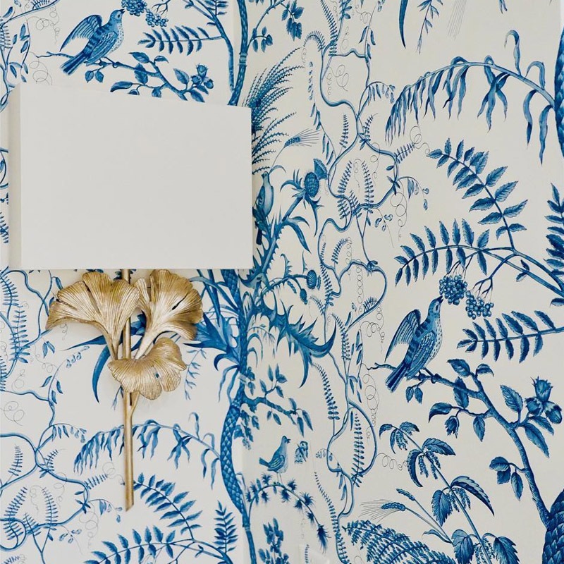 【CURREY】アメリカ・ウォールライト1灯「GINGKO」ゴールド (W355×D102×H635mm)