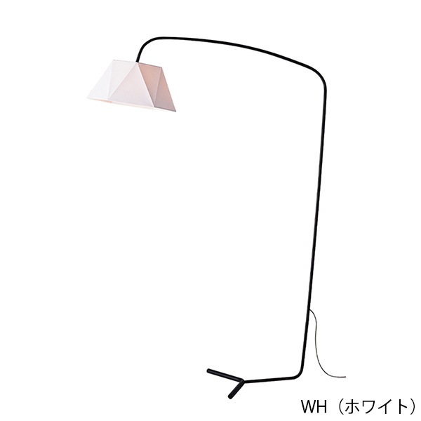 エスプレッソ2リビングフロアーランプ「Espresso 2」1灯・ブラウン／ホワイト（H1955mm）