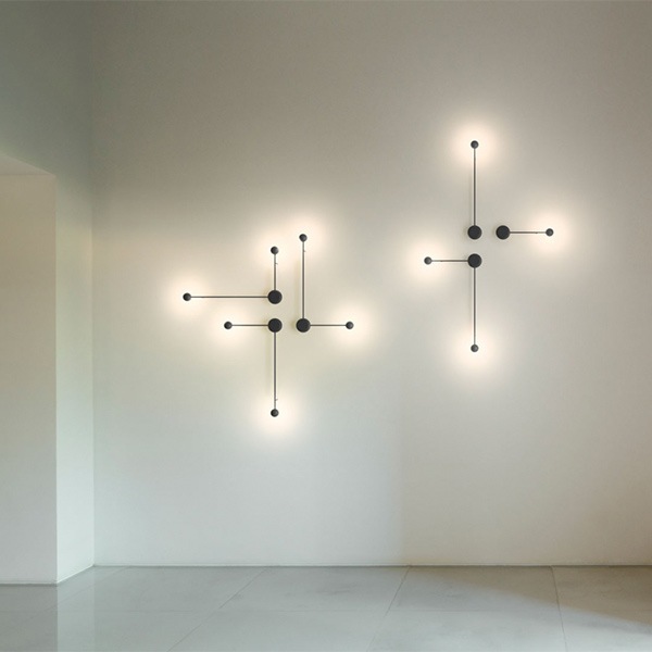 VIBIA】 スペイン・デザイン照明「Pin」ウォールライト 全4色（φ60×D80