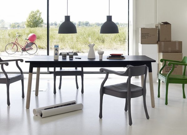 Muuto】「Unfold lamp, yellow」ペンダントライト イエロー（Φ320