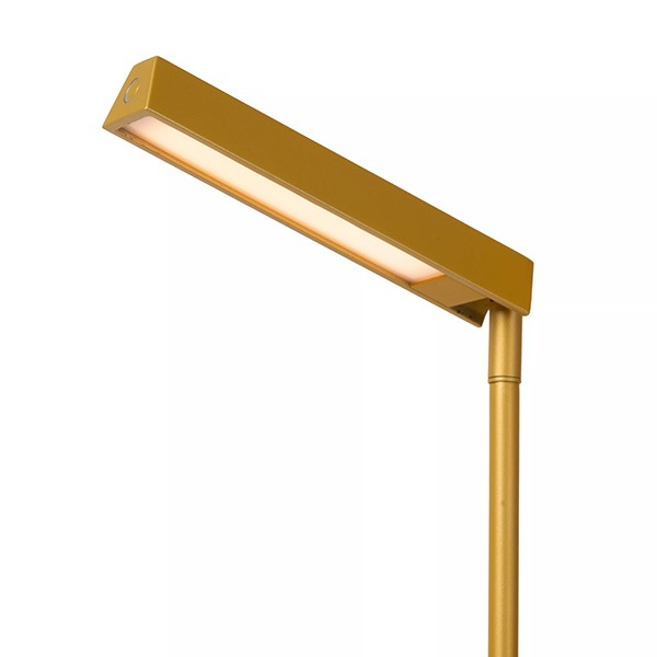【LUCIDE】ベルギー フロアリーディングライト「LAVALE」Ocher Yellow（W200×H1379mm）