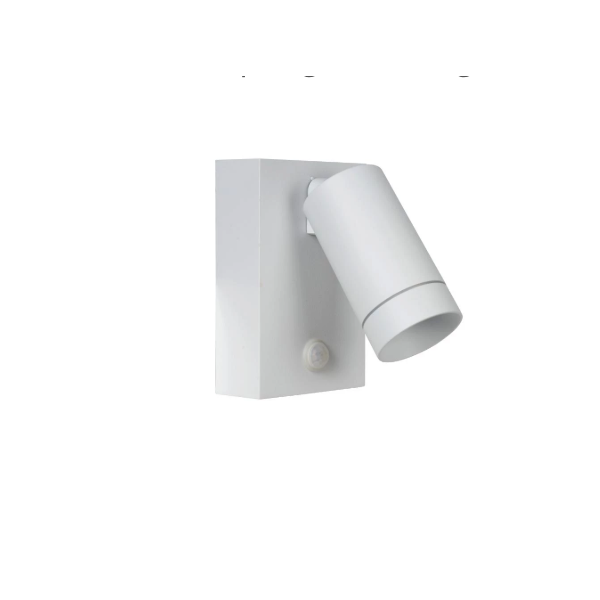 【LUCIDE】ベルギー インドア／アウトドアウォールセンサースポットライト「TAYLOR」White 1灯（W100×D153×H150mm）