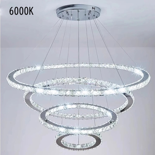 【リーズナブル】フープ照明　ペンダントライト　クローム　2ring（φ400～600mm） ペンダントライト