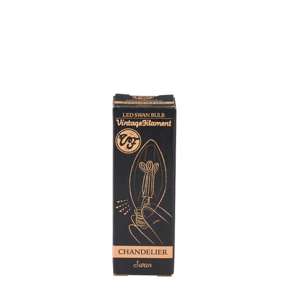 【国内メーカー】【LED SWAN BULB】LED電球「VF CHANDELIER」 口金E17 2.5W (調光可) 