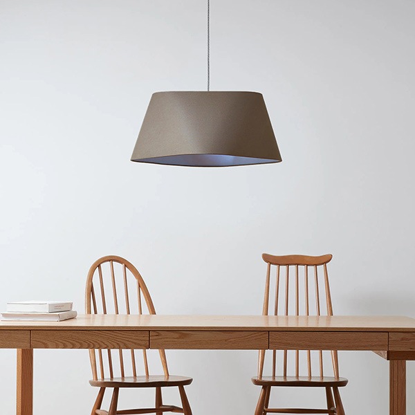 エスプレッソ 3ペンダント「Espresso 3-pendant」1灯・ホワイト/ブラウン(Ф490mm)【業販対象外】