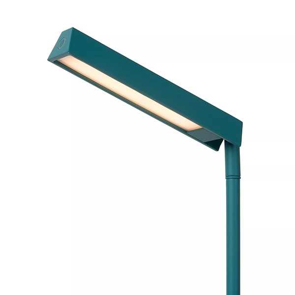 【LUCIDE】ベルギー フロアリーディングライト「LAVALE」Turquoise（W200×H1379mm）