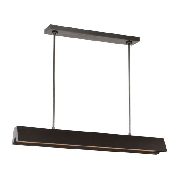 【TECH LIGHTING】アメリカ・モダン照明 ペンダントライト「Pench Medium Linear Chandelier」LED照明 ブロンズ（W1070×D153×H102mm）