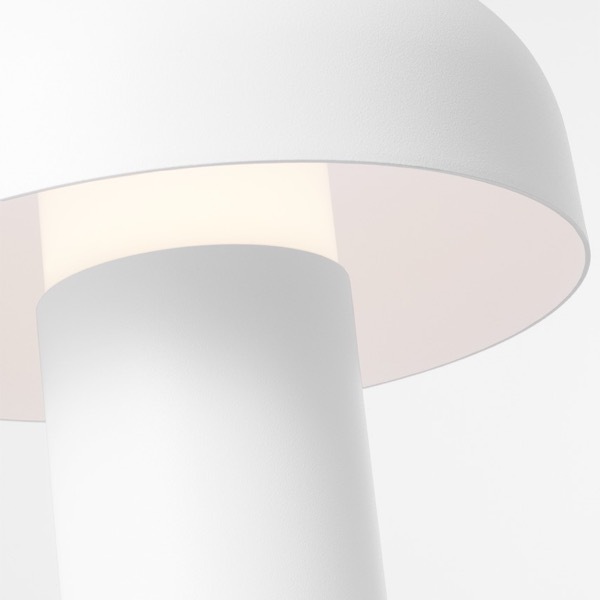 【TECH LIGHTING】アメリカ・テーブルライト「Louver 9 Rechargeable Table Lamp」ホワイト(W178×D178×H224mm)